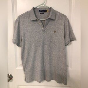 Ralph Lauren Men's Heather Gray Polo Shirt